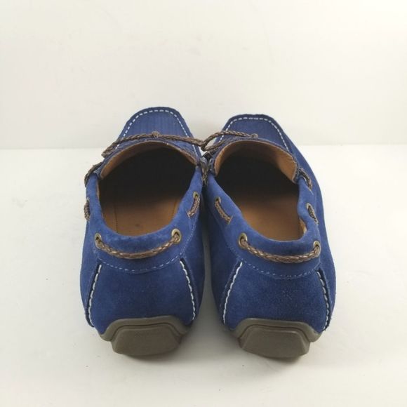 ALFANI Men's Blue Suede Loafers. Size 9M. S693. - Picture 4 of 6